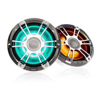 Морські динаміки Fusion серії Signature 3 з LED-підсвіткою, спортивні 8.8" Chrome