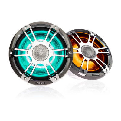 Морські динаміки Fusion серії Signature 3 з LED-підсвіткою, спортивні 8.8" Chrome