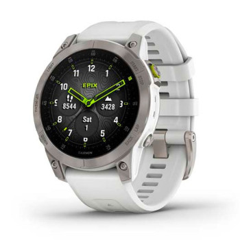 Смарт-часы Garmin Epix (Gen 2), Sapphire Edition, Carrera White