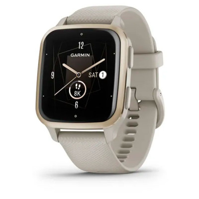Смарт-часы Garmin Venu Sq 2 Music, Cream Gold & French Grey