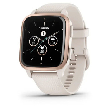 Смарт-годинник Garmin Venu Sq 2 Music, Peach Gold & Ivory 