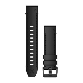 Ремешок QuickFit 22 для MARQ кожаный черный
