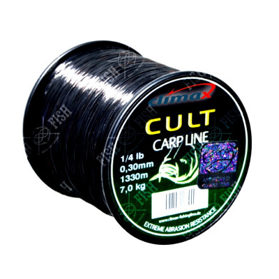 Леска CLIMAX CULT Carpline 0.38 11 kg черная 1/4 lbs (750m)