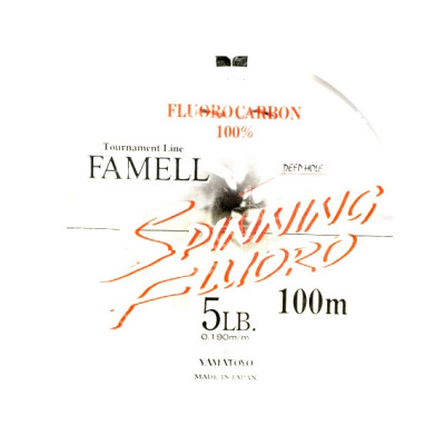 Флюорокарбон Yamatoyo SPINNING FLUORO 100M 5LB. CLEAR-FLUORO