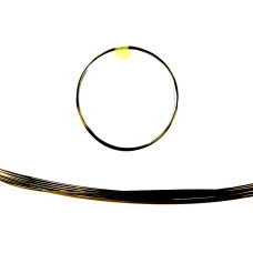 Поводковый материал AFW TITANIUM TOOTHPROOF AMBEROXIDE 15 LB, 1000футов/305м, титановый