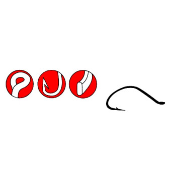 Крючок GAMAKATSU C12U/B №6 (UPEYE-BRONZE) 25шт