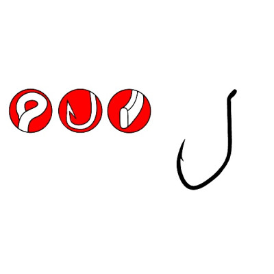 Крючок GAMAKATSU LS-4644/0 PTFE №2/0, 5шт