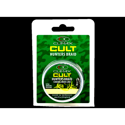 Поводковый материал Climax CULT Hunter`s Braid weed 0.25 mm 25 lbs, 12 kg 20 m