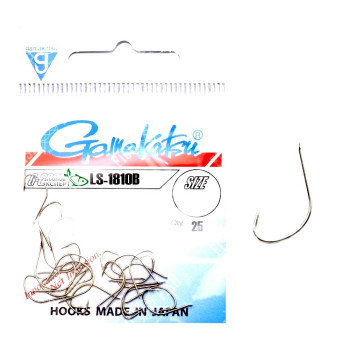 Крючок GAMAKATSU LS-1810B (BROWN) №14 25шт
