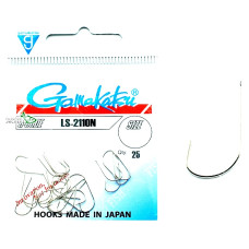 Крючок GAMAKATSU LS-2110N (NICKEL) № 08 25шт