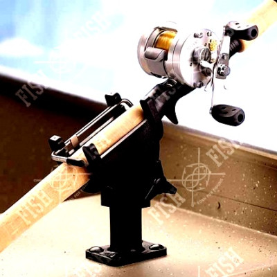 Держатель для удилища Berkley QSRH QUICK Set Rod Holder NA Black (бортовой)