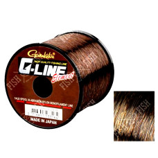 Леска Gamakatsu G-Line Element Dark Brown 0.26mm, 5.00kg 1855m