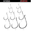 Крючок GAMAKATSU HOOK OCTOPUS CIRCLE № 08 10шт BLACK