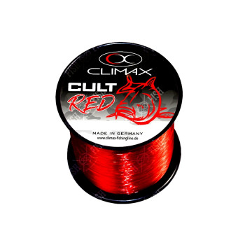 Леска CLIMAX CULT Carpline red 0.25 5 kg, красная 1/4 lbs (1780m)