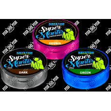Поводковый материал KRYSTON Super Mantis Coated Braid 25 lb, 20 м Weed Green