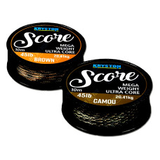Ледкор KRYSTON Score Heavyweight Leadcore 45 lb, 10 м Camou