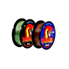 Поводковый материал KRYSTON Snakebite Coated Hooklink 30 lb, 20 м Camou