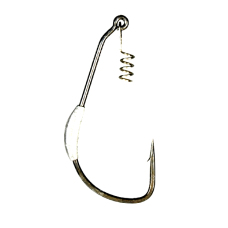 Крючок GAMAKATSU WORM EWG SUPERLINE SPRING LOCK WEIGHTED 3.5 G № 4/0, 4шт