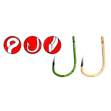 Крючок GAMAKATSU A1 G-CARP CAMOU GREEN SPECIALIST № 04, 10шт