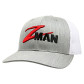 Кепка ZMAN Structured Trucker Hat Gray/White (ZMAN119) Кепка ZMAN Structured Trucker Hat Gray/White (ZMAN119)
