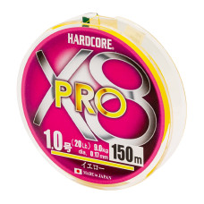 Шнур Duel Hardcore X8 PRO 150m 0.17mm 9.0kg #1.0 (H3880-Y)
