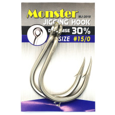 Гачки Jigging Master 2018 heavy Monster Jigging Hook #15/0 2pcs (РБ-2177349)