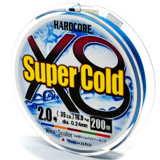 Шнур Duel Hardcore Super Cold X8 200m 5Color 16.0kg 0.24mm #2.0 (H3975)