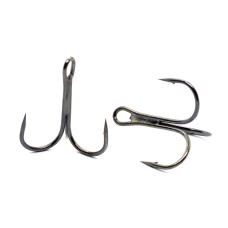 Трійник Fladen Maxximus Black Nickel Treble Hooks 1/0 3pc (14-37100)