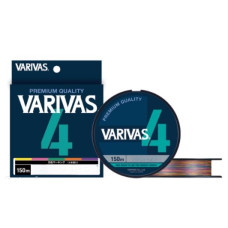 Шнур Varivas PE Line X4 Multicolor 150m 11.32kg 0.205mm #1.5 (VA 13535)