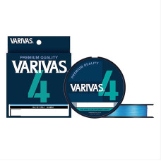 Шнур Varivas PE Line X4 Water Blue 200m 13.59kg 0.235mm #2.0 (VA 13616)