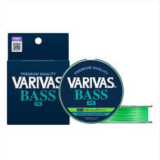 Шнур Varivas Bass PE X4 Flash Green 150m 8.1kg 0.165mm #1.0 (VA 19503)