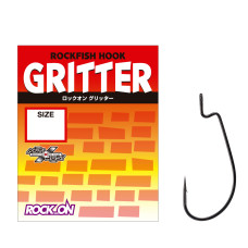 Гачок оффсетный Varivas Rock-On Gritter #2/0 6pcs (VA 68515)