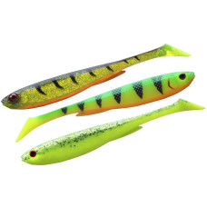 Силікон Daiwa Prorex Slim Shady Flash Set 160mm 25.5g 3pcs #Color Mix 2 (15100-901)