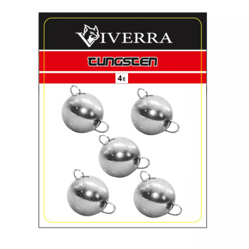 Розбірна вольфрамова чебурашка Viverra 4g Electroplated silver (5шт) (4TCBS-ES)