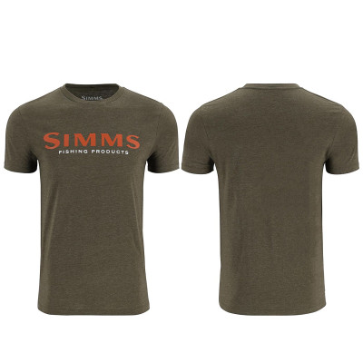 Футболка Simms Logo T-Shirt Loden Heather L (12803-1274-40)