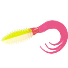 Силікон Big Bite Baits Ring Triple Tip Grub 2" 10pc #Bad Blood (2317459)