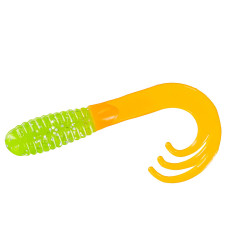 Силікон Big Bite Baits Triple Tip Grub 2" 10pc #Chart Shine Org Tail (2317490)