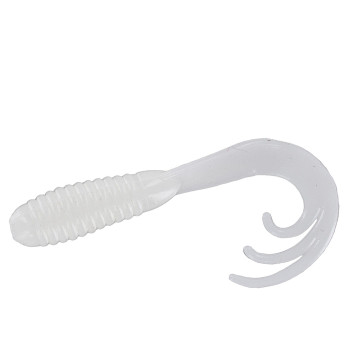 Силікон Big Bite Baits Triple Tip Grub 2" 10pc #White (2317500)