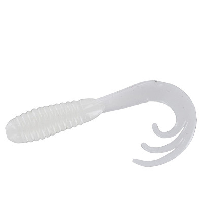 Силікон Big Bite Baits Triple Tip Grub 2" 10pc #White (2317500)