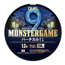 Шнур Duel Monster Game 9 200m 5Color 11kg 0.19mm #1.2 (H4526-5C)