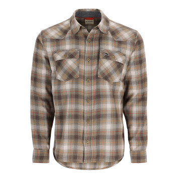 Сорочка Simms Santee Flannel Shirt Bayleaf/Sunglow Pane Ombre XXL (13559-1147-60)