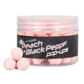Бойли Dynamite Baits Pop-Up N-Ticers Peach & Black Pepper 12mm (DY1840)
