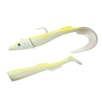 Силікон Berkley PowerBait Sandeel 210mm #White Chartreuse (1570993)