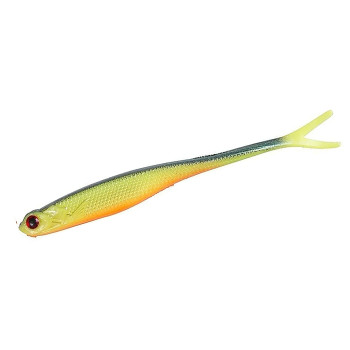 Силікон слаг Fladen Twin tail shad 12.5cm Yellow/Orange (20-7401)