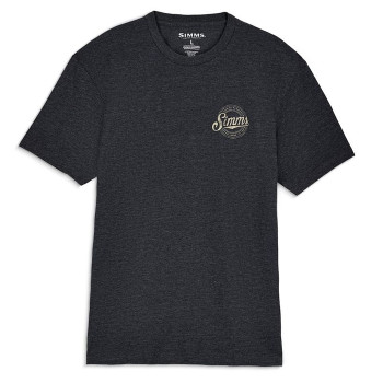 Футболка Simms Circle Lockup T-Shirt Charcoal Heather L (14273-086-40)