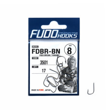 Крючки Fudo Bream Yamame Black 8 (17 шт.) (FHBN35018)
