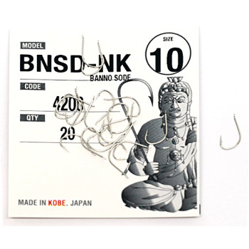 Гачки Fudo Banno Sode Nickel 10 (20 шт.) (FHNK420010)