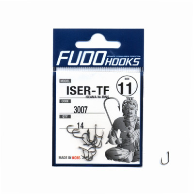 Крючки Fudo Iseama W/Ring TFC 8 (14 шт.) (FHTFC30078)