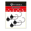 Джигголівка вольфрам Viverra 0,9g #4 Black (4шт) (132TBJ04)
