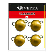 Розбірна вольфрамова чебурашка Viverra 6g Gold (4шт) (6TCBS-G)